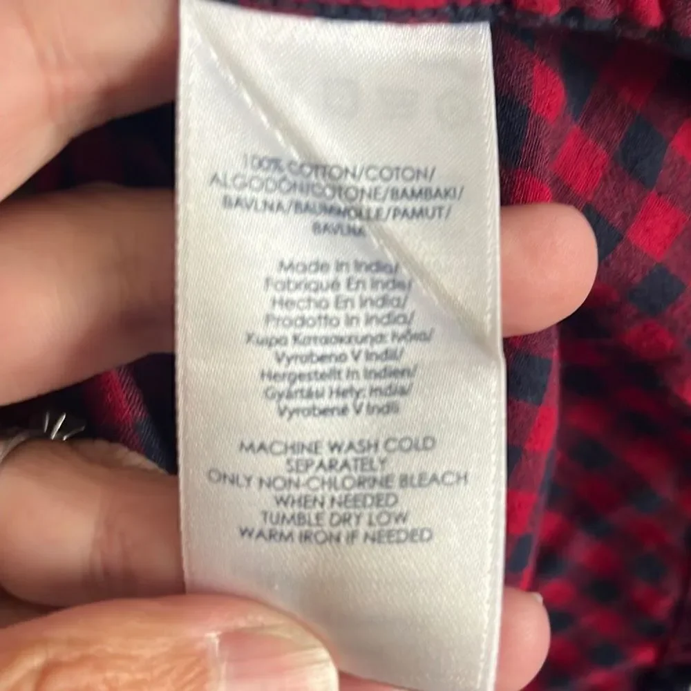 Chaps Plaid Button Down Size Small‎ - Picture 4 of 5